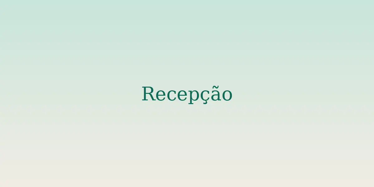 Recepção da Escola Filatte, com balcão de atendimento, poltronas e painel de recados para as famílias